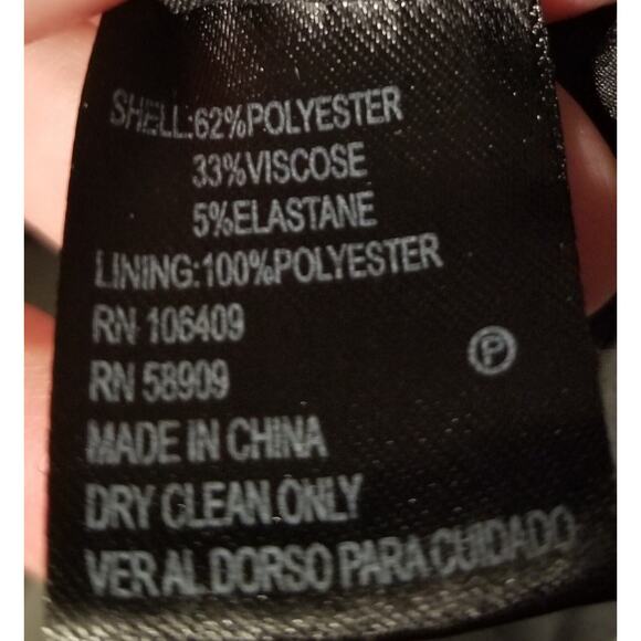 Antonio Melani Women's Blazer Gray Size 10 One Button Sku - Picture 4 of 4